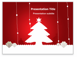 christmas powerpoint templates - 1 Christmas Themed PowerPoint Presentation